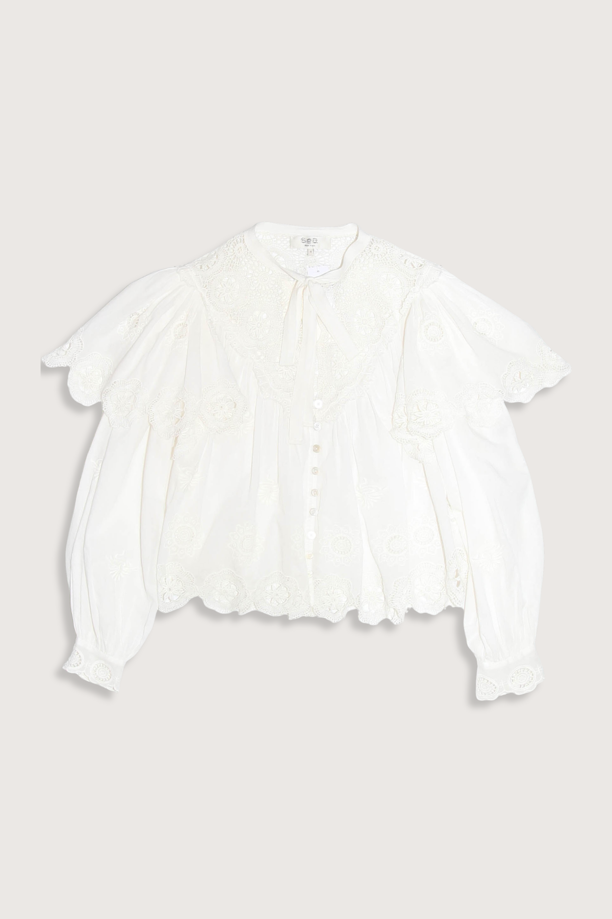 Sea NY Sofia Top - Cream - Image 1 of 4