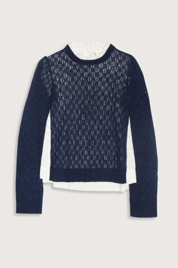 Sea NY Teagan Knit Sweater - Navy