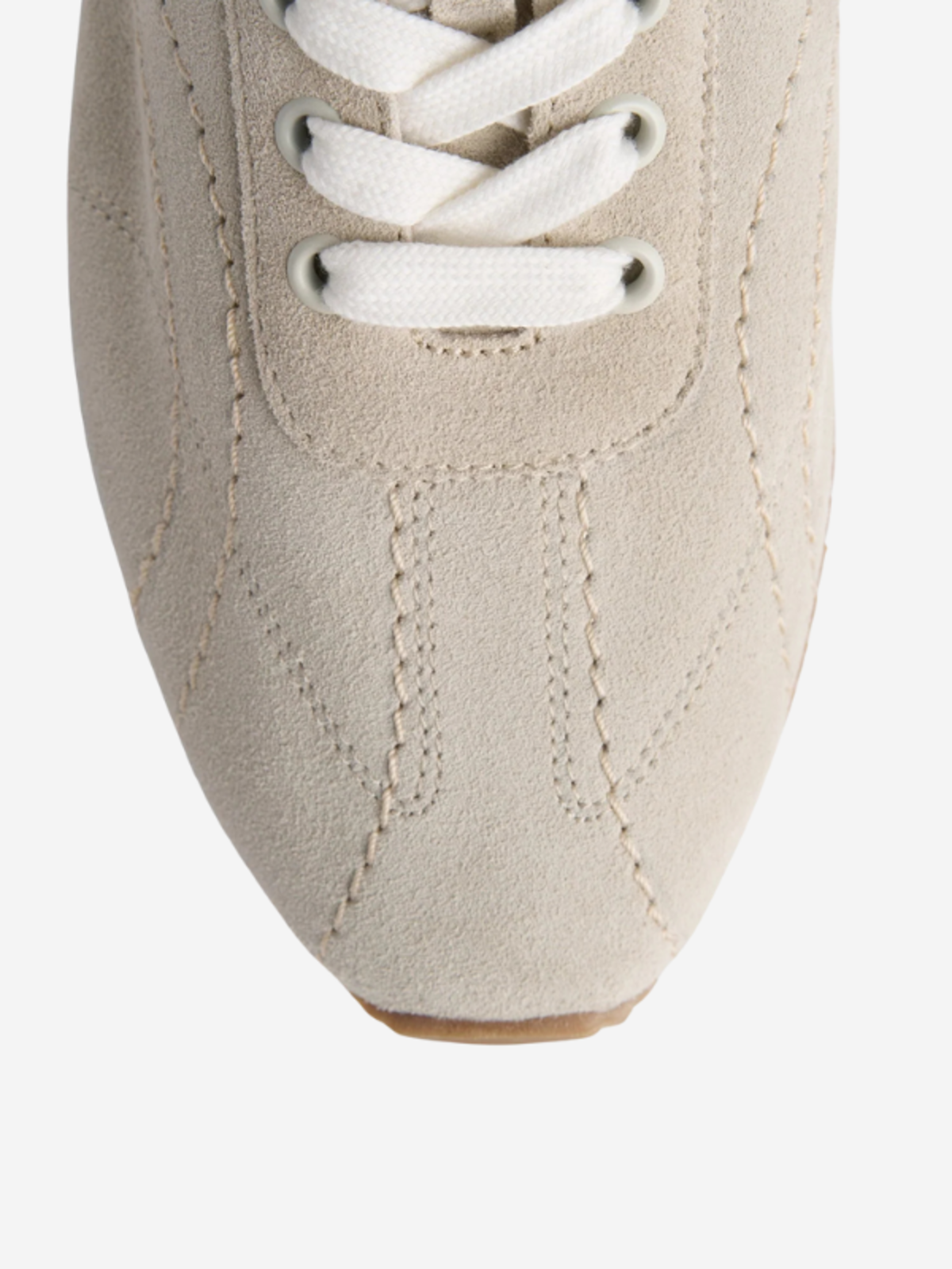 Totême Flex Suede Sneakers - Stone - Image 5 of 5