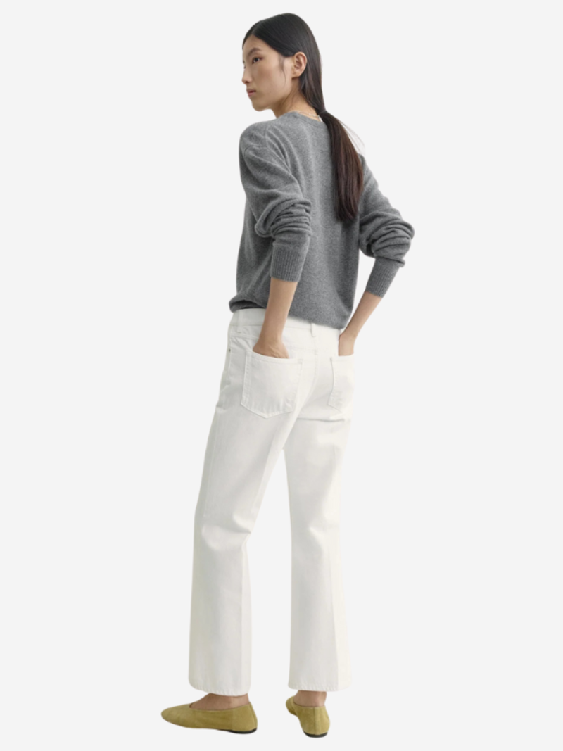 Totme Kick Flare Denim Jeans - Off White