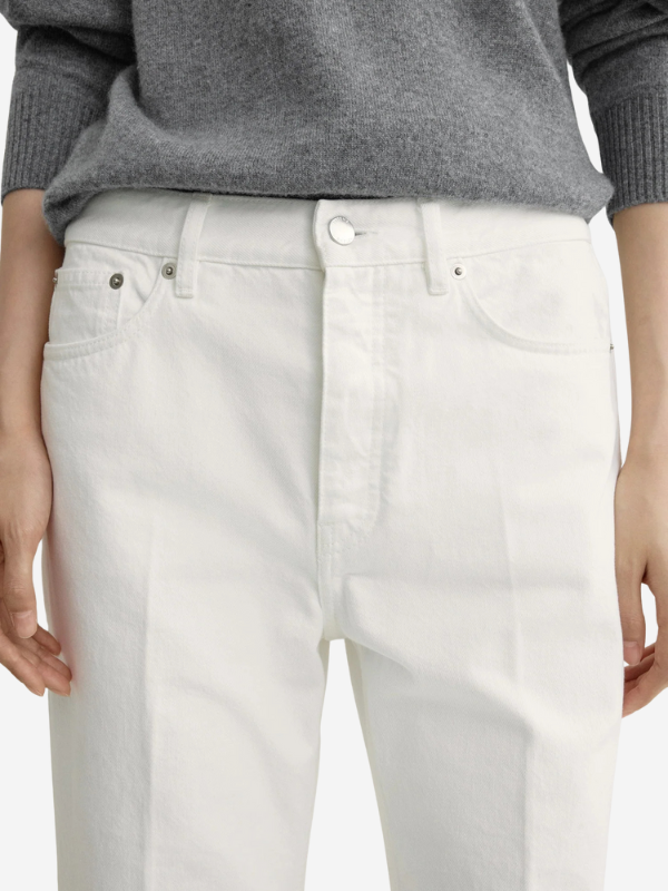 Totme Kick Flare Denim Jeans - Off White