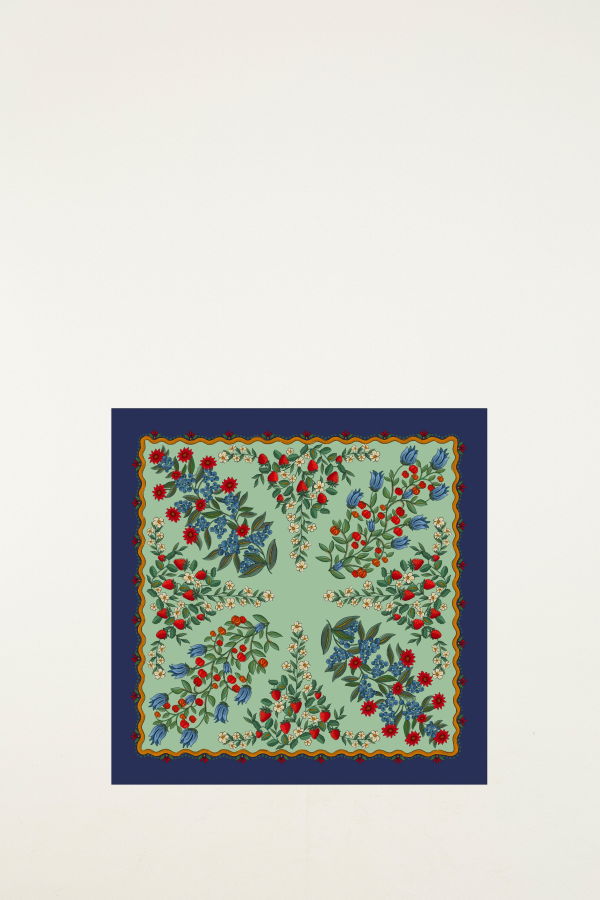 Farm Rio Fruit Beauty Faded Green Sarong - Fruit Beauty Faded Green