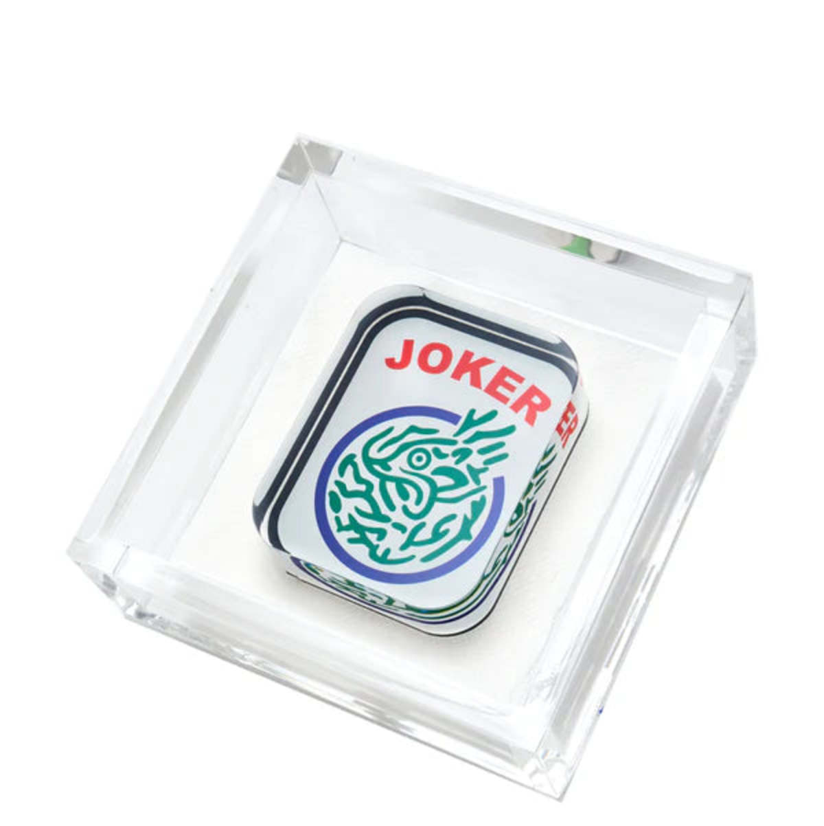 Tara Wilson Designs Mahjong Joker Cocktail Napkin Holder - Image 1 of 1