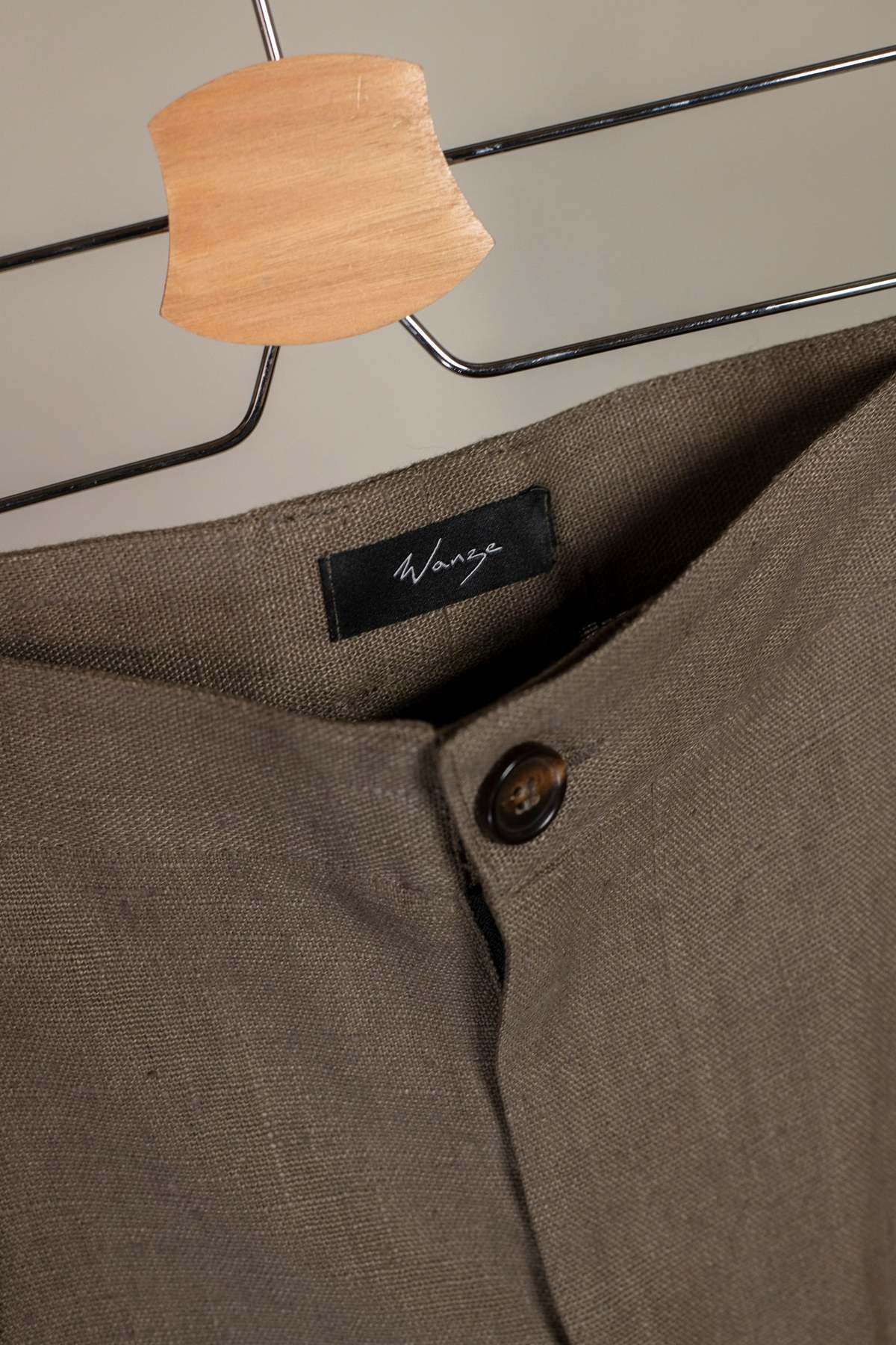 Wanze Cinch Short - Natural Linen - Image 5 of 6