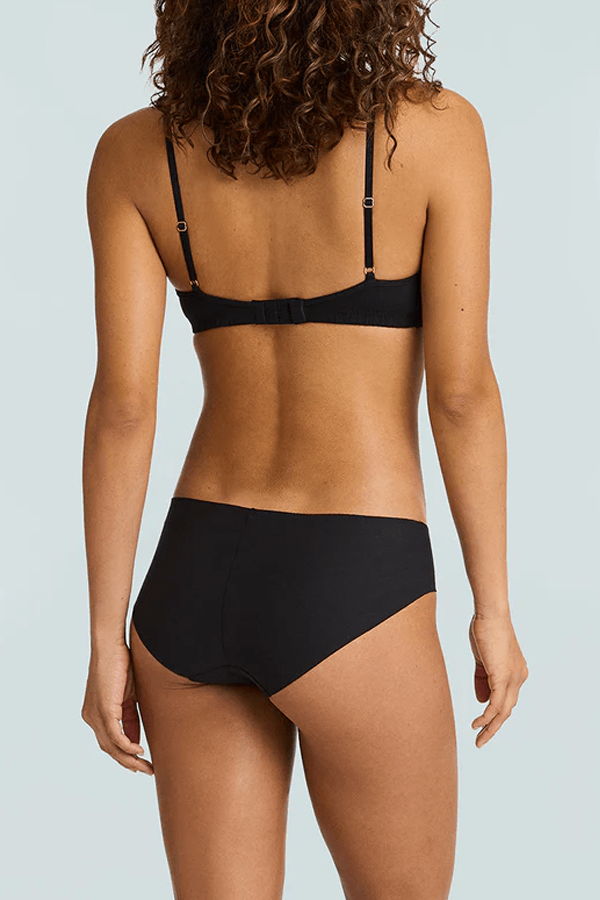 Commando Cotton Bralette - Black