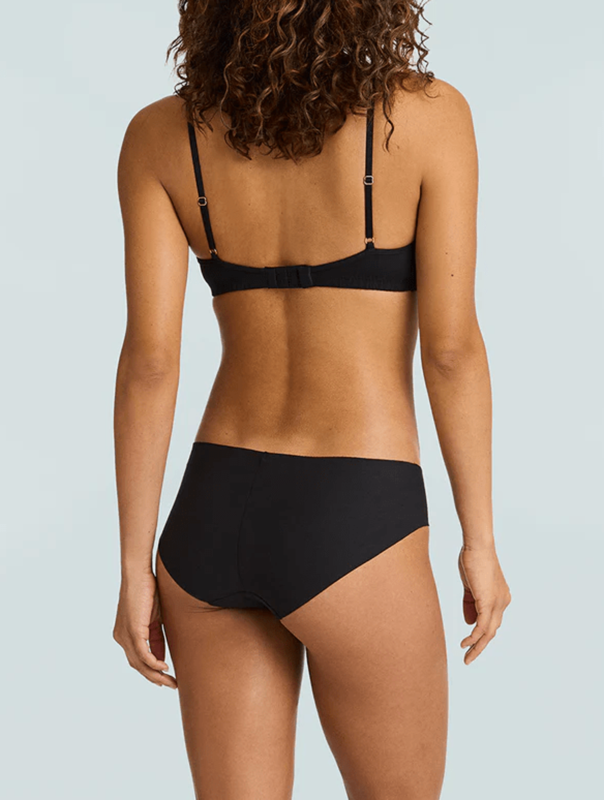 Commando Cotton Bralette - Black - Image 2 of 3