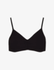 Commando Cotton Bralette - Black - Thumbnail 3