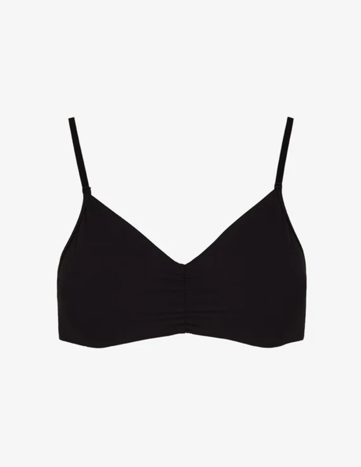 Commando Cotton Bralette - Black - Image 3 of 3