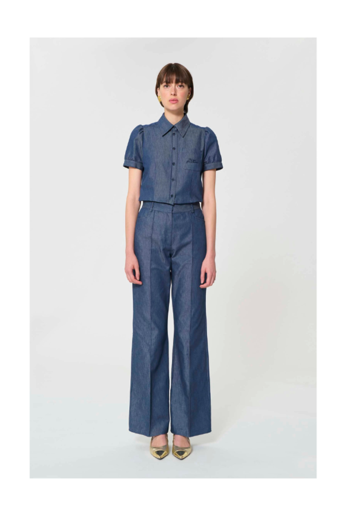 Tara Jarmon Premier Trousers - Blue - Image 1 of 3
