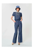 Tara Jarmon Premier Trousers - Blue - Thumbnail 2