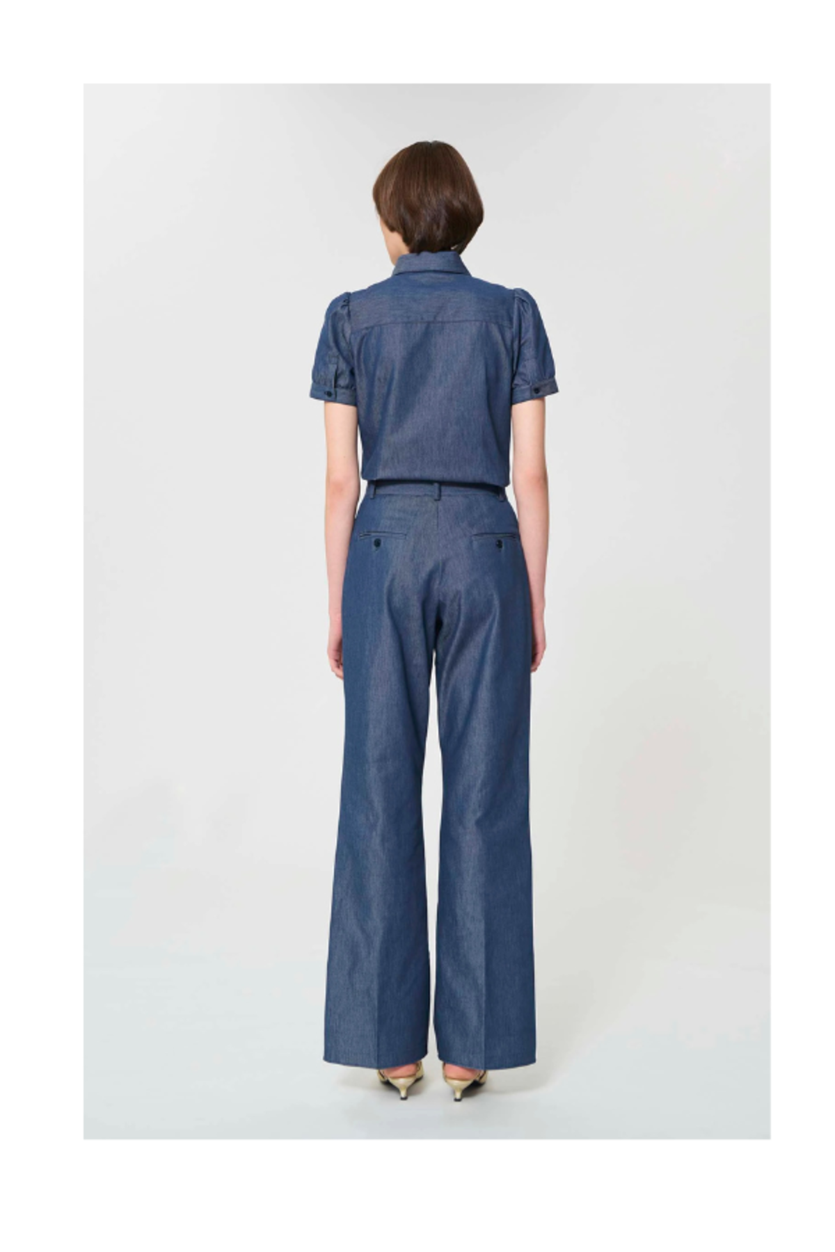 Tara Jarmon Premier Trousers - Blue - Image 3 of 3