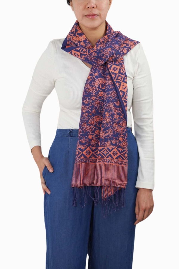 Kasih Coop Hand Dyed Batik Scarf
