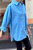 Le Bon Shoppe Light Weight Owen Shirt - Lake Blue - Thumbnail 1