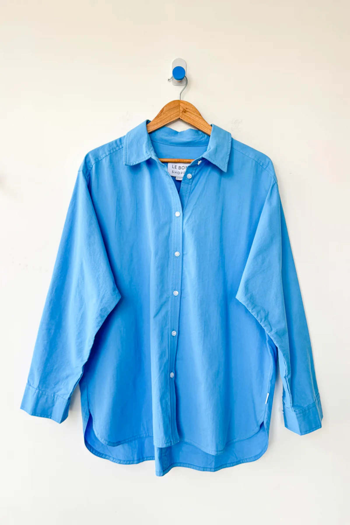 Le Bon Shoppe Light Weight Owen Shirt - Lake Blue - Image 2 of 4