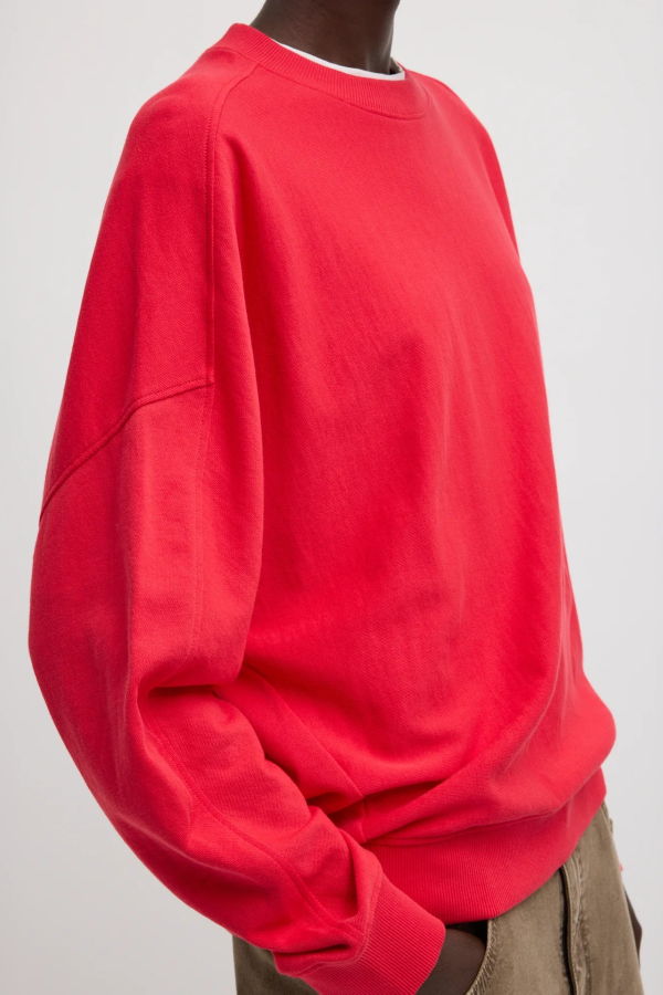 Tibi Light Weight Sweatshirting Crewneck Sweatshirt