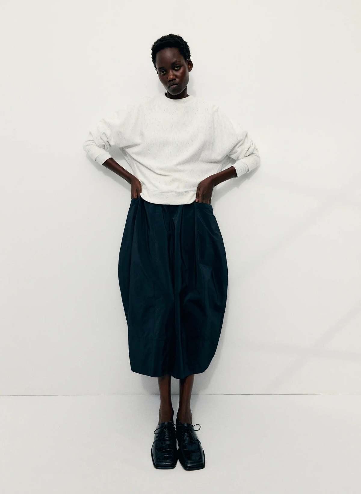 Tibi Nylon Lantern Skirt - Image 2 of 6