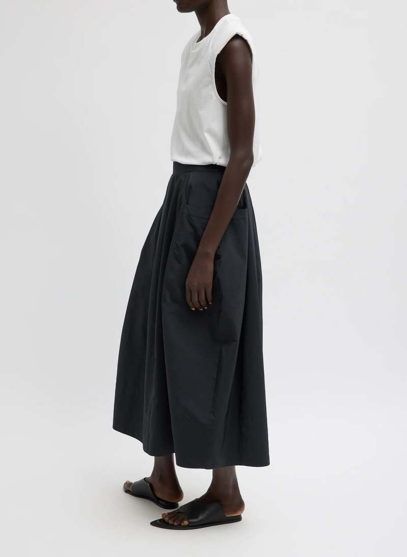 Tibi Nylon Lantern Skirt