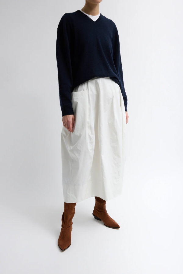 Tibi Nylon Lantern Skirt