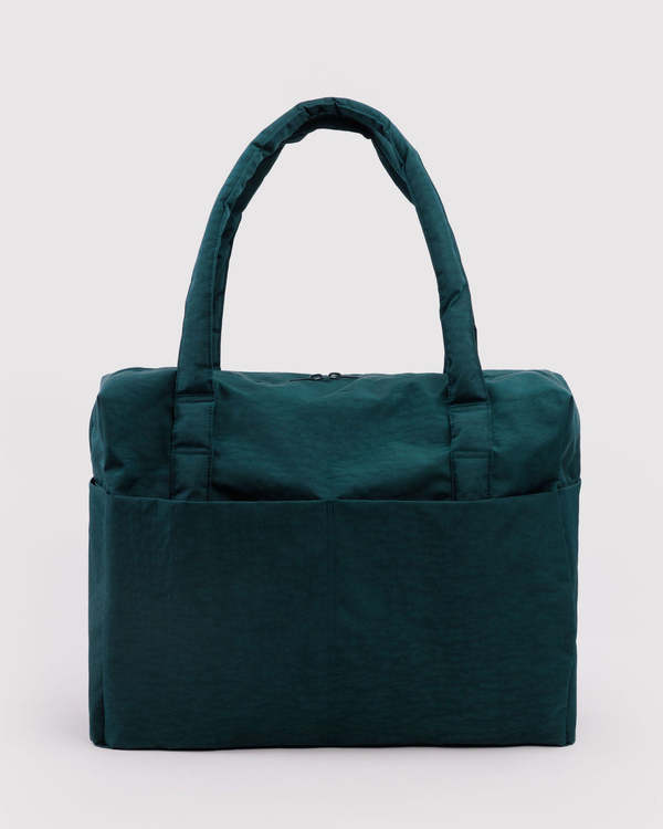BAGGU Cloud Carry-On Bag - Blk/White Pixel Gingham | Garmentory