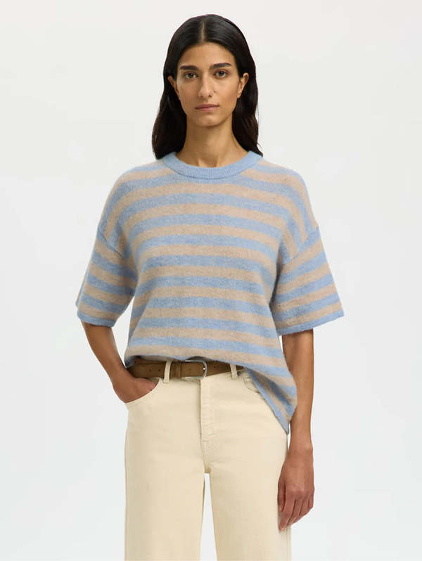 Selected Lulu Short Sleeve Sweater Selected Lulu Short Sleeve Sweater