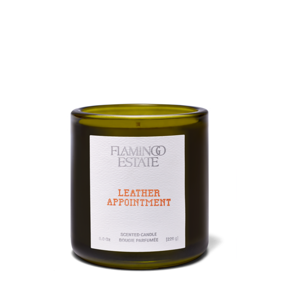 Flamingo Estate Leather Appointment Scented Candle