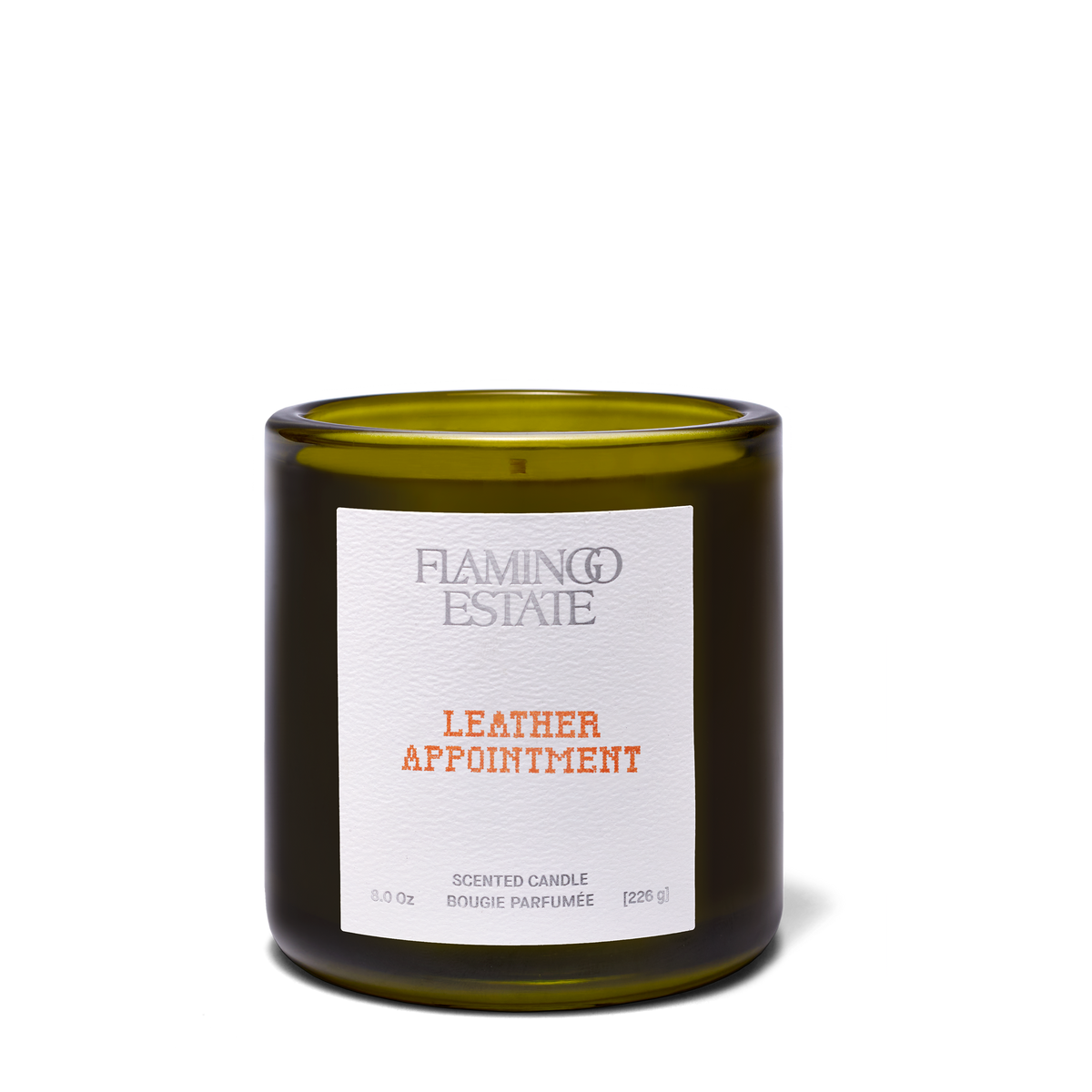 Flamingo Estate Leather Appointment Scented Candle - Image 1 of 3