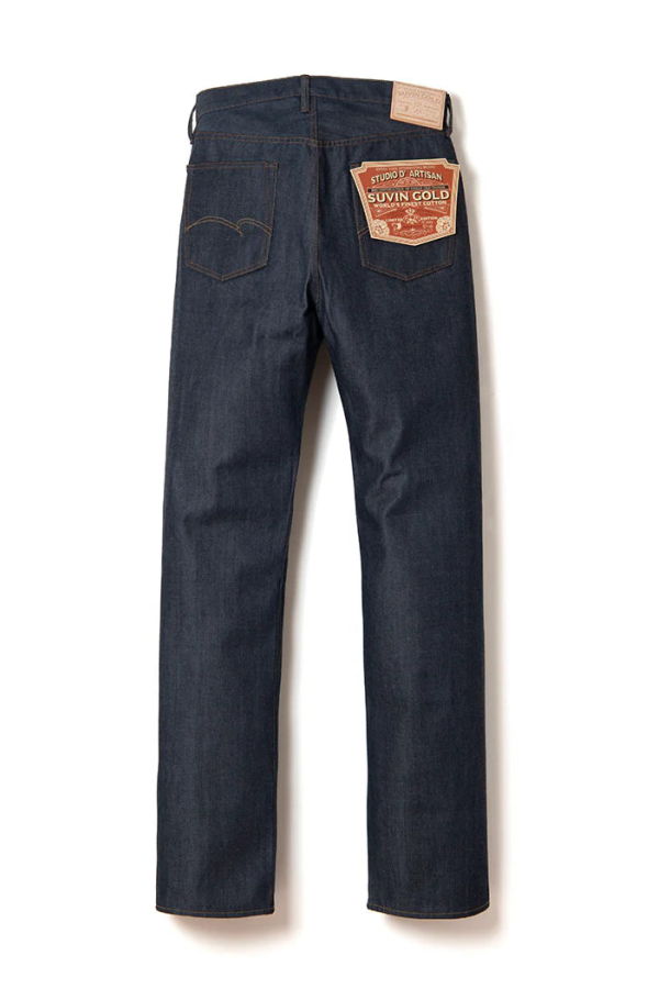 Studio D'Artisan D1922W 15oz Suvin Gold Jeans - One Wash