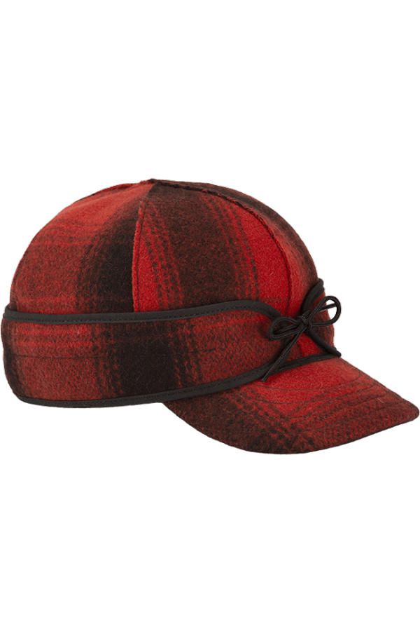 Stormy Kromer The Original Cap - Red/Black Plaid