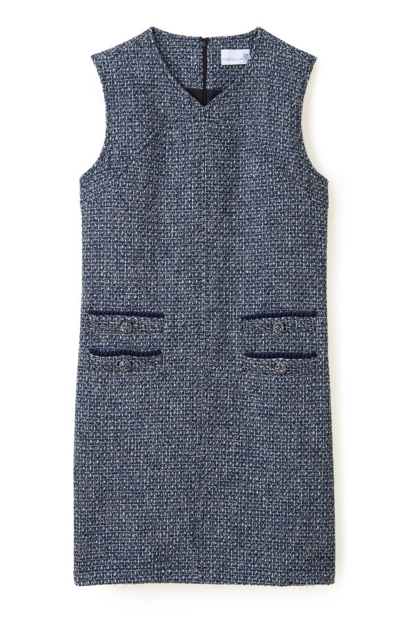 Cartolina Lane Mini Dress - Gallery Blue