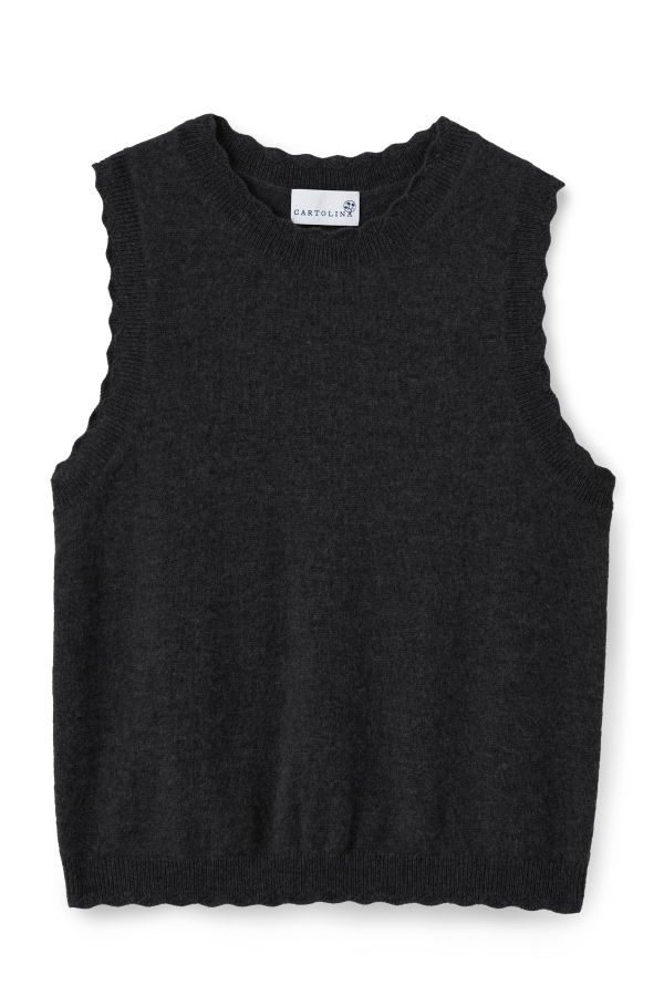 Cartolina Lou Sweater Shell - Noir