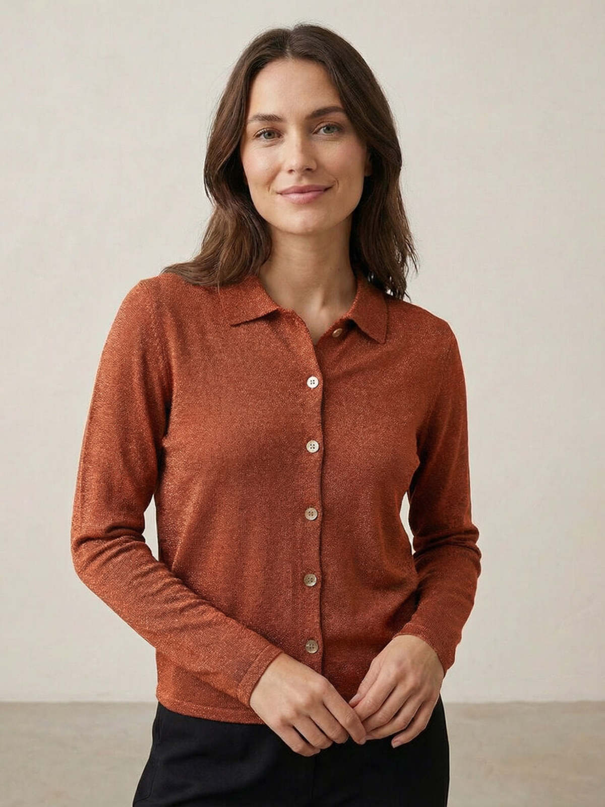 Sibin Linnebjerg Zisel Top - Grape - Image 2 of 2