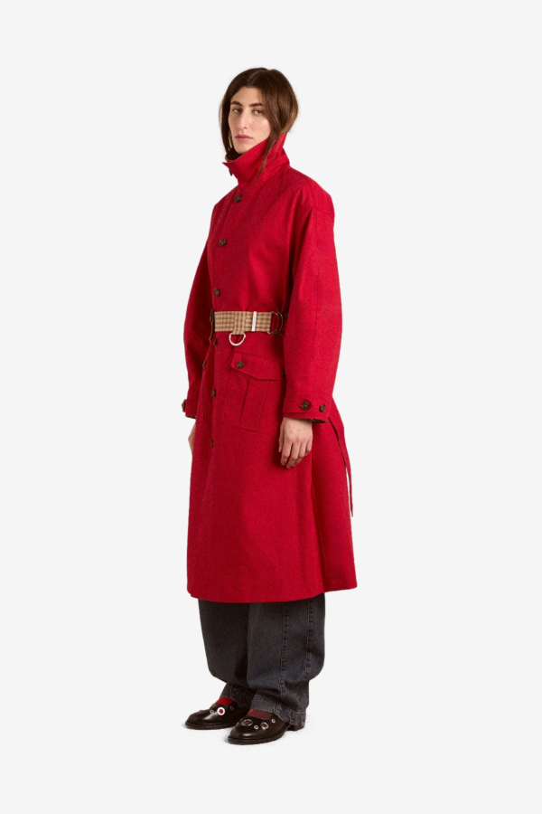 DAMSON MADDER Anja Reversible Honey Trench Coat