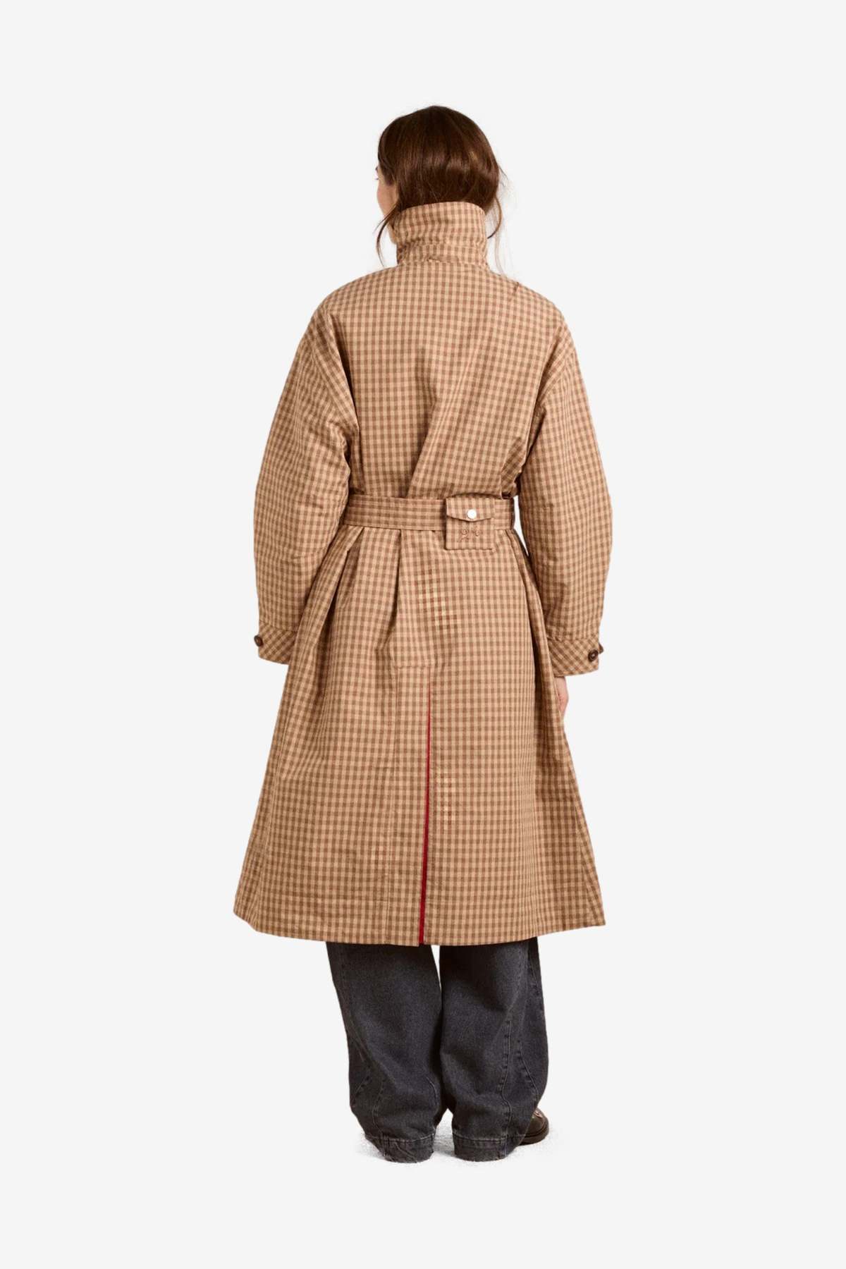 DAMSON MADDER Anja Reversible Honey Trench Coat - Image 3 of 6