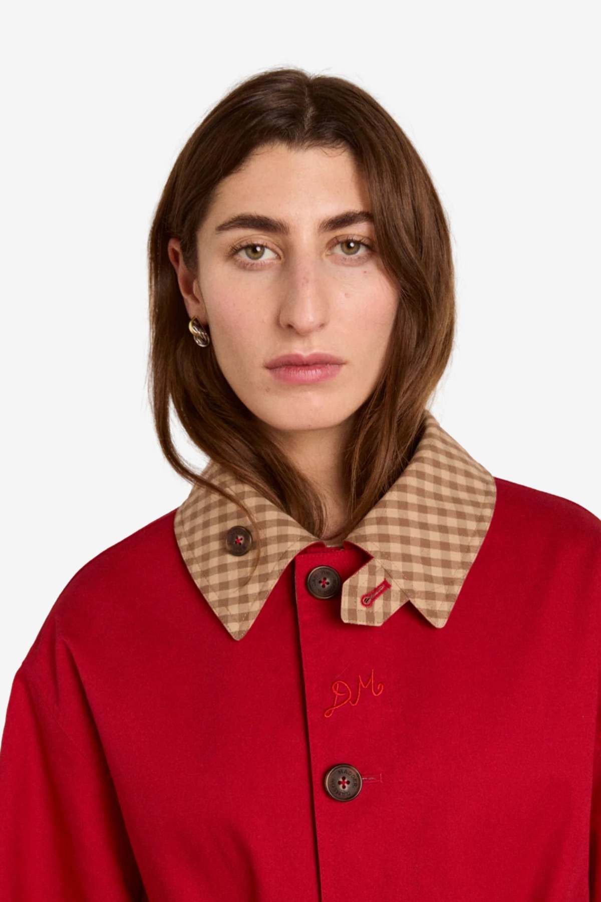 DAMSON MADDER Anja Reversible Honey Trench Coat - Image 4 of 6