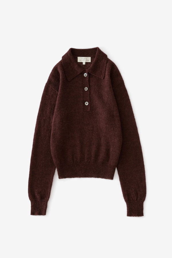 Studio Nicholson Chesapeake Sweater - Mulberry
