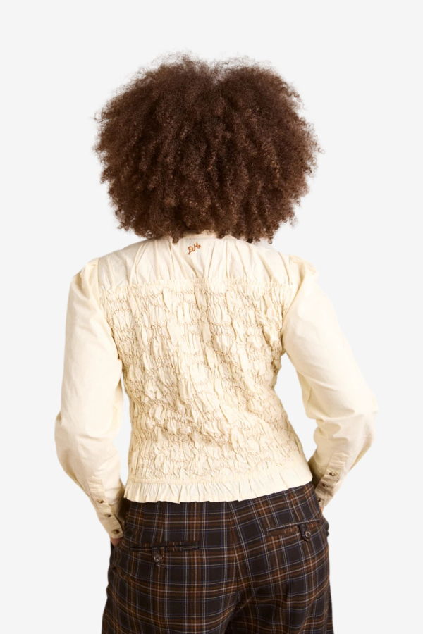 DAMSON MADDER Elliana Smocked Cardi Top