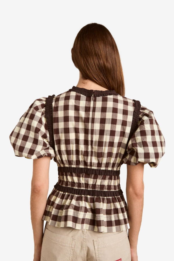 DAMSON MADDER Everly Ruffle Blouse Top