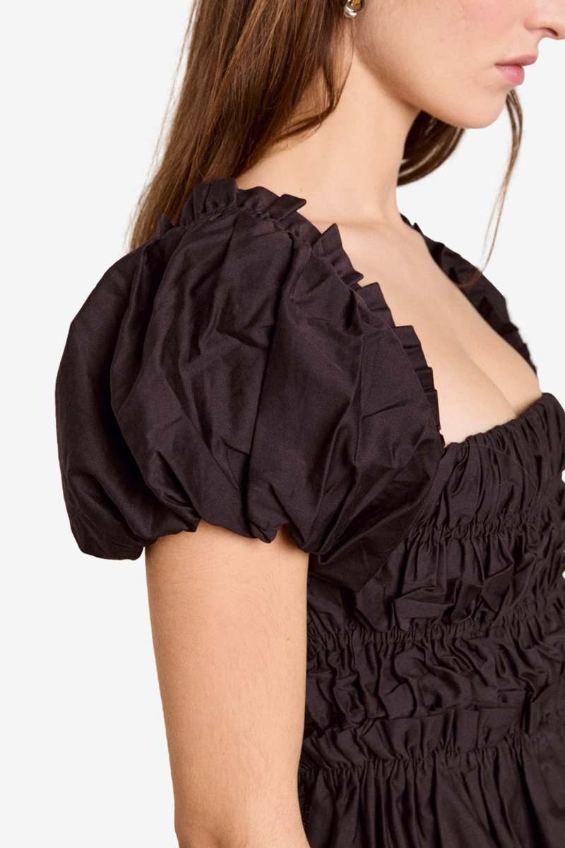 DAMSON MADDER Lyza Mini Dress - Black