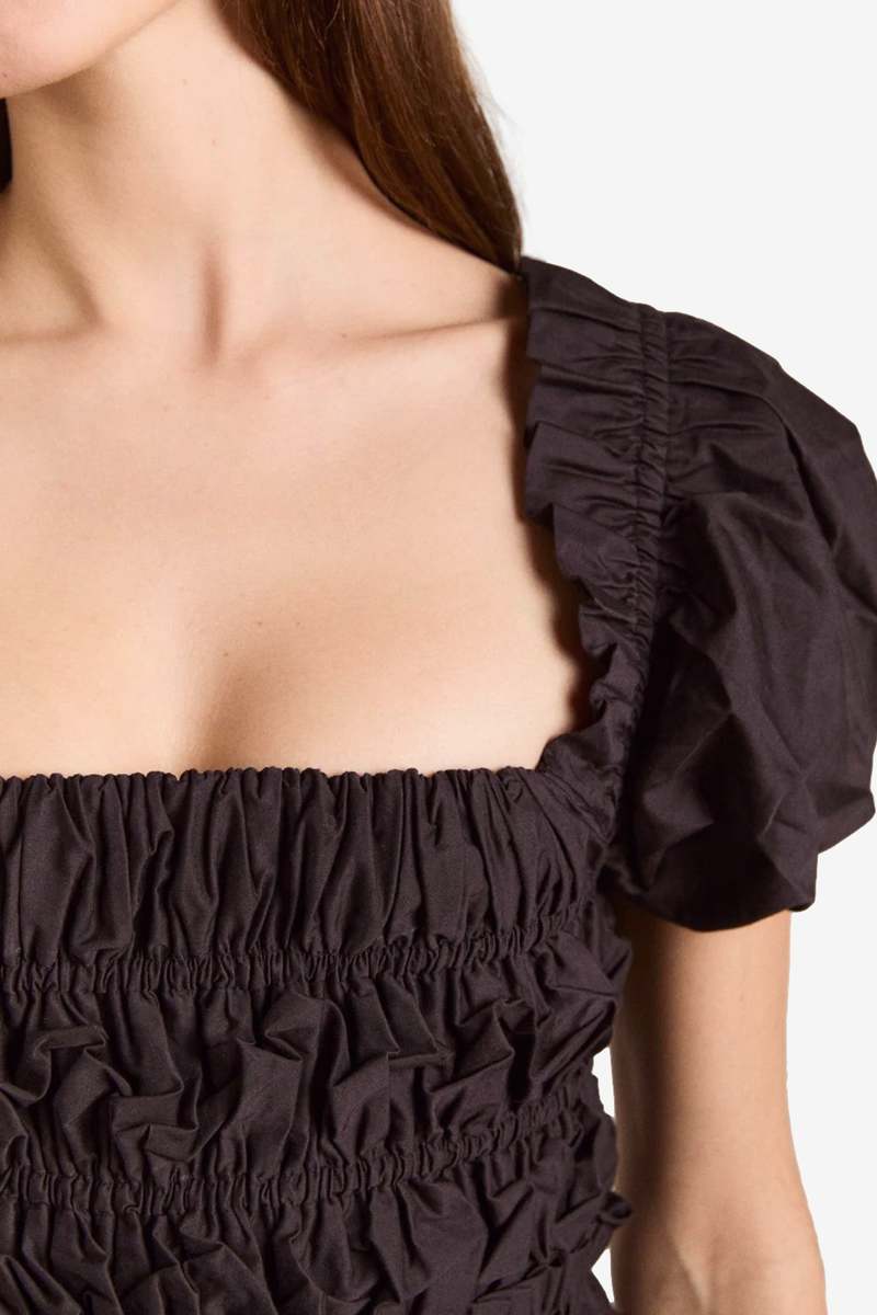 DAMSON MADDER Lyza Mini Dress - Black