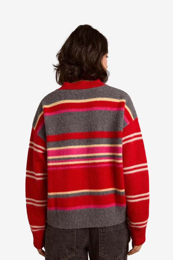 DAMSON MADDER Rene Merino Wool V Jumper