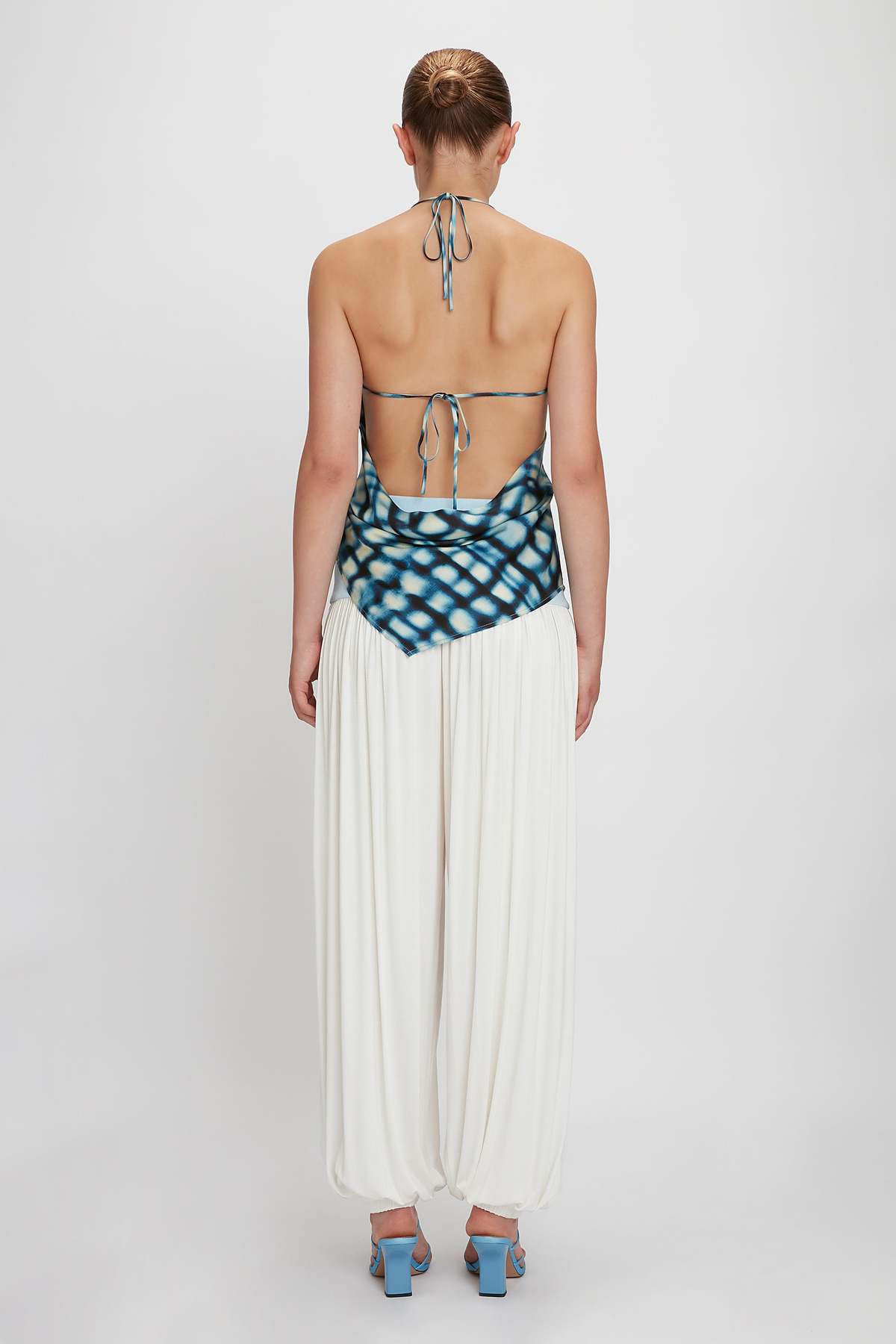 YIBRI Bias Cut Printed Top - Image 3 of 5