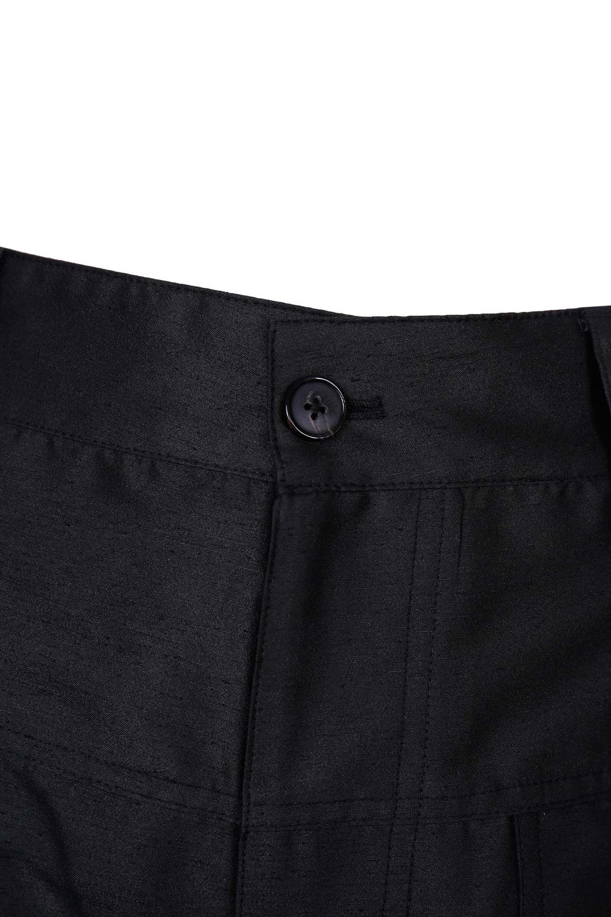 YIBRI Satin-Finish Cargo Trousers - Image 3 of 7
