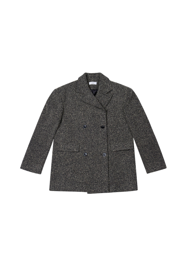 YIBRI Double Face Double Breasted Wool Coat