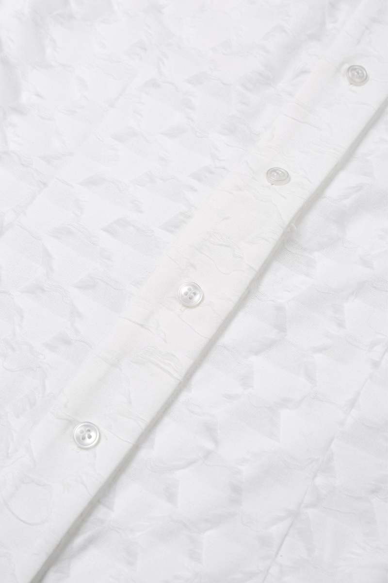 YIBRI Jacquard Fringe Shirt