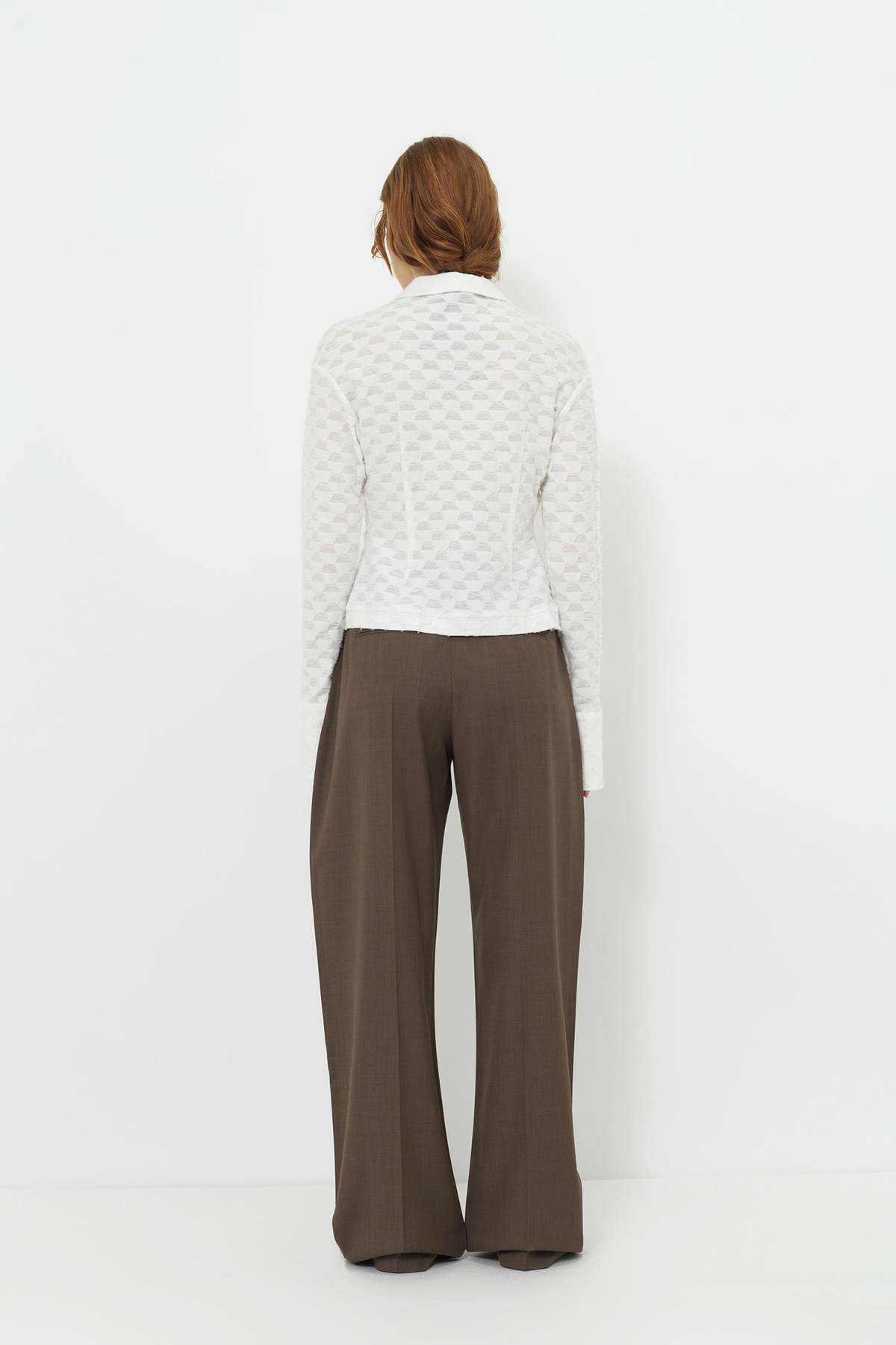 YIBRI Jacquard Fringe Shirt - Image 9 of 9