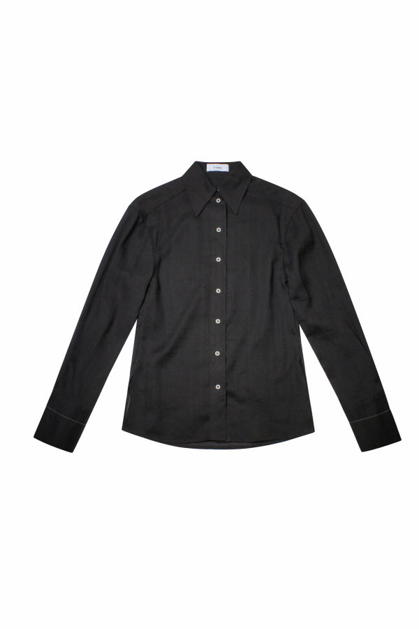 YIBRI Raimie Semi-Sheer Slim Fit Shirt