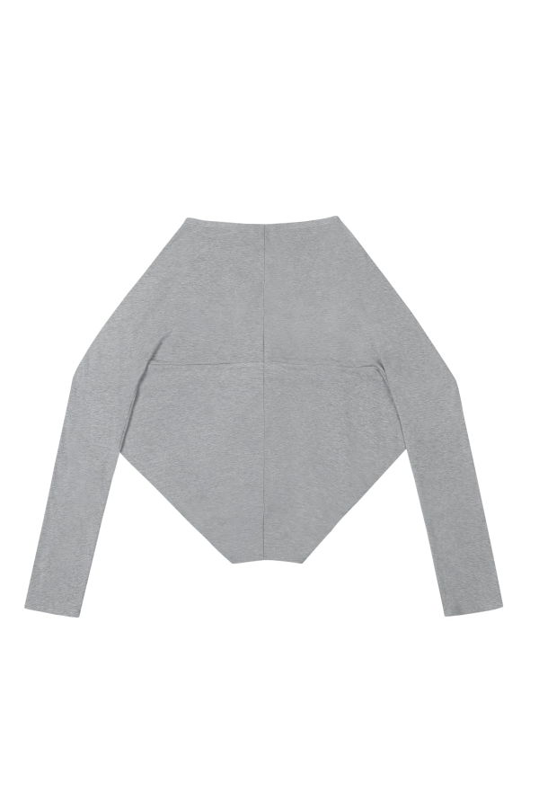 YIBRI Reversible Cropped Cardigan