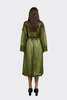 YIBRI Sheer Green Nylon Trench Coat - Thumbnail 10