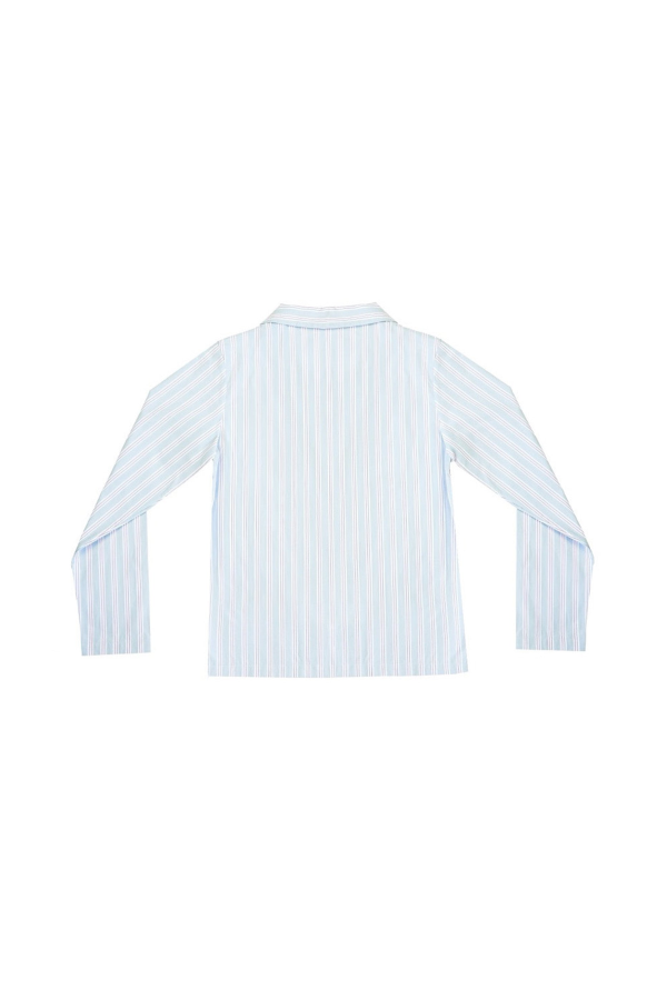 YIBRI Stonewashed Striped Shirt