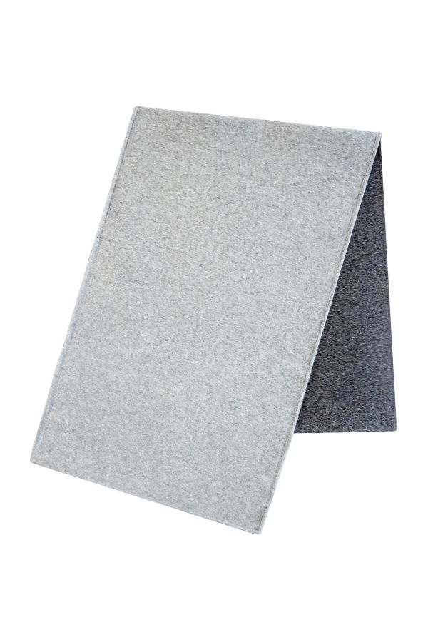 YIBRI Two-Tone Reversible Wool Rectangle Scarf